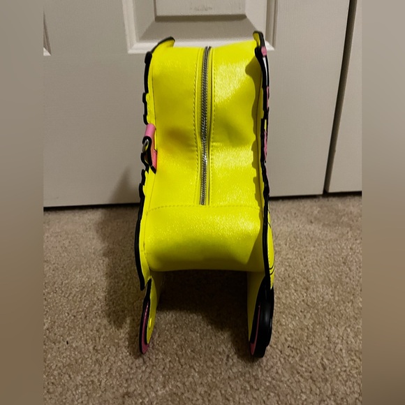 Loungefly 65TH Anniversary Barbie Neon Yellow Pink Skate Bag AMC Mattel NWT - Picture 5 of 9